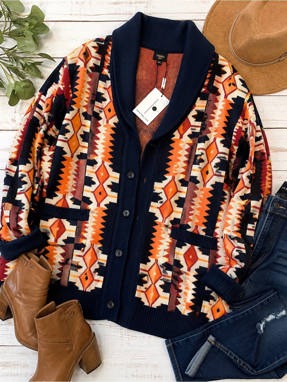 New With Tags IYANU Statement Cardigan‎